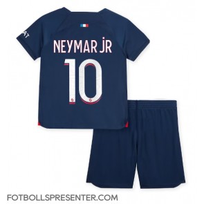 Paris Saint-Germain Neymar Jr #10 Hemmatröja Barn 2023-24 Kortärmad (+ korta byxor)